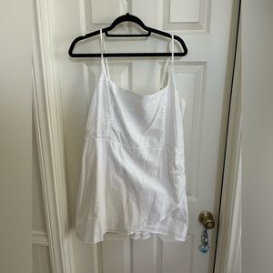Abercrombie White Wrap Dress